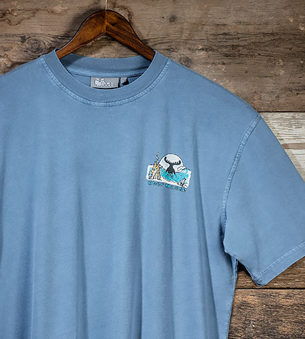 Don't Spoil The Moment T-Shirt - Small Chest Print - Denim