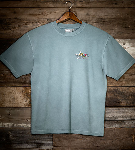 Hyper Inactive T-Shirt - Small Chest Print - Turquoise