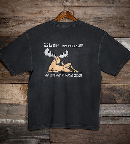 Mating Season T-Shirt - Large Back Print - Graphite