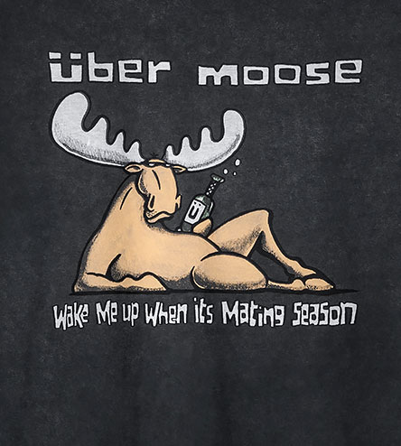 Mating Season T-Shirt - Large Back Print - Graphite