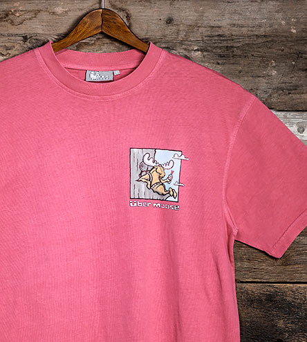Comfort Zone T-Shirt - Small Chest Print - Pink