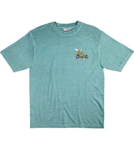 Easy Strider T-Shirt - Small Chest Print - Aqua