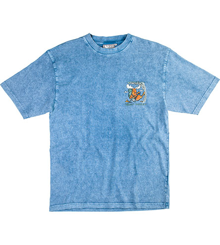 Hungover T-Shirt - Small Chest Print - Denim