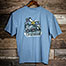 Old's Cool Van T-Shirt - Large Back Print - Denim