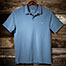 Pique Polo Shirt in Blue