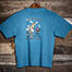Mooster Chef T-Shirt - Large Back Print - Alaskan Blue