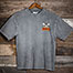 Jagermooster T-Shirt - Small Chest Print - Charcoal