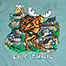 Ale Trail T-Shirt - Large Back Print - Aqua