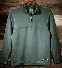 1/4 Zip Fleece in Green
